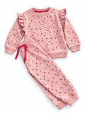 Blossom Ruffle Sweatshirt Set – Pink – CuddleBerry premium kidswear