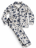 Midnight Blooms Pyjama Set – Navy – CuddleBerry premium kidswear