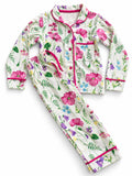 Wildflower Meadow Pyjama Set – White – CuddleBerry premium kidswear